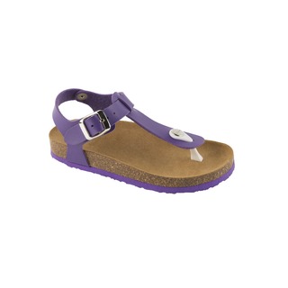 Scholl BOA VISTA KID purpurové zdravotné sandále