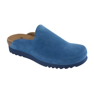 Sirdálne modré domáce topánky